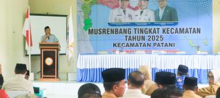 Wabup Ahlan Djumadil Buka Musrenbang Kec. Patani