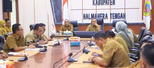 Bupati Ikram M Sangadji Pimpin Rapat MCP
