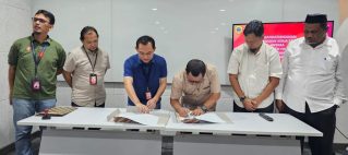 PEMDA HALTENG MENANDATANGANI MOU DENGAN PT.TELKOMSEL