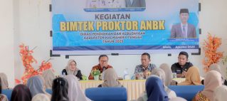 BUPATI IKRAM M SANGADJI BUKA BIMTEK ANBK
