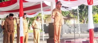 APEL PAGI BUPATI IKRAM TEGASKAN ASN MEMAHAMI PROGRAM KERJA PEMDA HALTENG