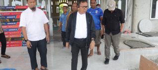 IMS ADIL Tinjau Pembangunan Masjid di At’ Taqwa dan Lokasi Kebakaran