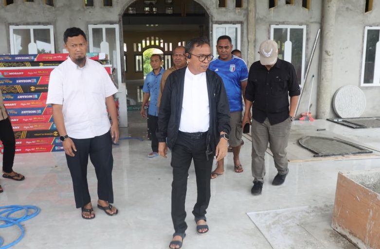 IMS ADIL Tinjau Pembangunan Masjid di At’ Taqwa dan Lokasi Kebakaran