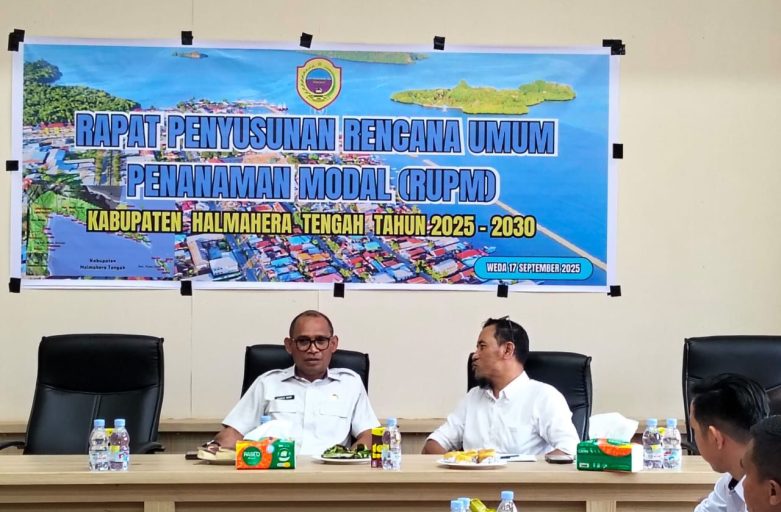 Pemkab Halteng Dorong Sinkronisasi Kebijakan Investasi Lewat Penyusunan RUPM 2025–2030