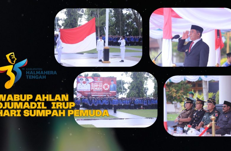 Pemda Halteng Peringati Hari Sumpah Pemuda ke-97, Wakil Bupati Ahlan Djumadil Bertindak sebagai Inspektur Upacara Pemda Halteng Peringati Hari Sumpah Pemuda ke-97, Wakil Bupati Ahlan Djumadil Bertindak sebagai Inspektur Upacara