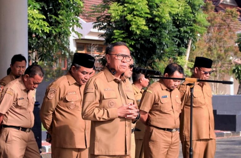 Bupati Halteng Pimpin Apel Pagi, Tekankan Disiplin ASN dan Optimalisasi Anggaran