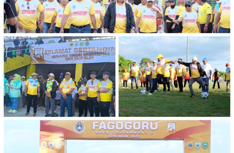 Fagogoru Open Tournament V Resmi Dibuka, Bupati Halteng dan Haltim Tekankan Sportivitas dan Persaudaraan
