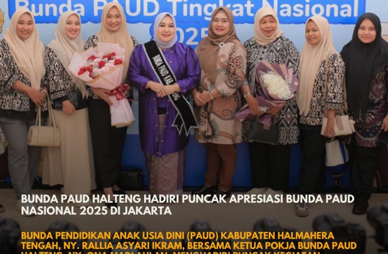 BUNDA PAUD HALTENG HADIRI PUNCAK APRESIASI BUNDA PAUD NASIONAL 2025 DI JAKARTA