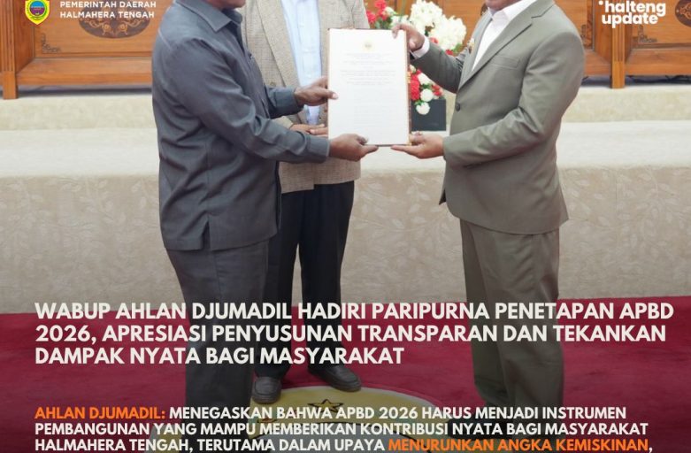 WABUP AHLAN DJUMADIL HADIRI PARIPURNA PENETAPAN APBD 2026, APRESIASI PENYUSUNAN TRANSPARAN DAN TEKANKAN DAMPAK NYATA BAGI MASYARAKAT