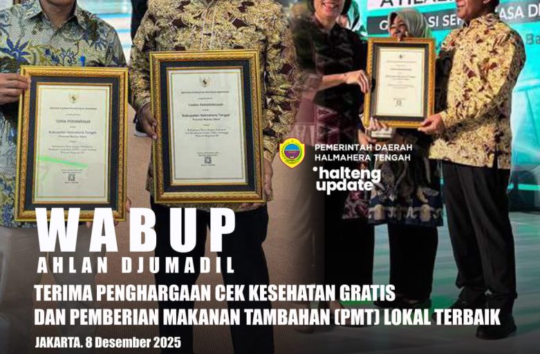 HALMAHERA TENGAH UKIR PRESTASI NASIONAL DENGAN DUA PENGHARGAAN BIDANG KESEHATAN