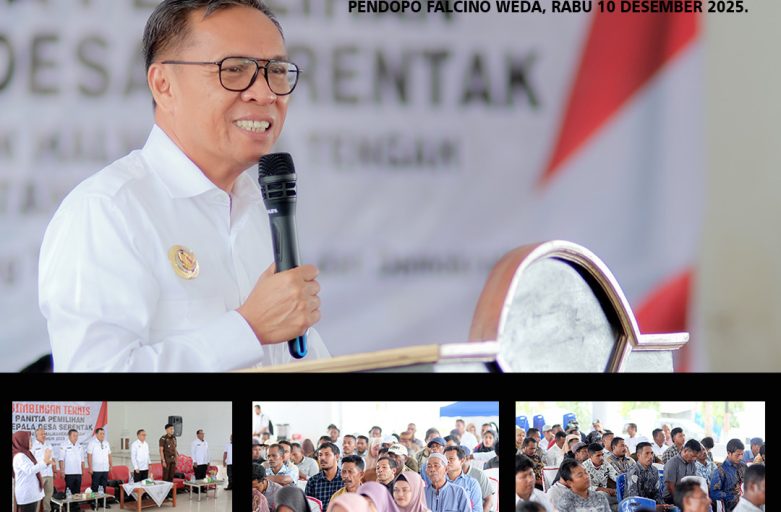 PEMKAB HALMAHERA TENGAH GELAR BIMTEK PANITIA PILKADES SERENTAK 2025, BUPATI IKRAM TEKANKAN PROFESIONALISME DAN TERTIB ADMINISTRASI
