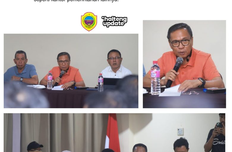 BUPATI HALTENG MINTA OPD TATA ULANG KANTOR DAN ASN JAGA NETRALITAS