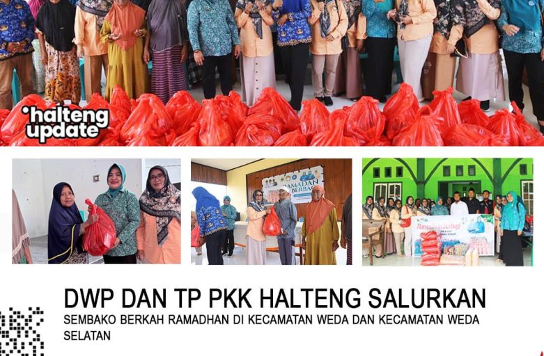 DWP DAN TP PKK HALMAHERA TENGAH SALURKAN SEMBAKO BERKAH RAMADHAN DI KECAMATAN WEDA DAN KECAMATAN WEDA SELATAN
