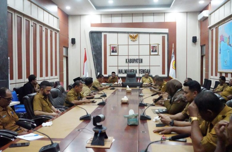 Wakil Bupati dan Sekda Halmahera Tengah Pimpin Rapat OPD Bahas MCP 2026 dan Program Penanggulangan Kemiskinan
