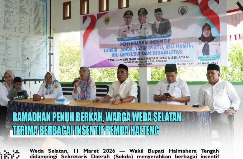 RAMADHAN PENUH BERKAH, WARGA WEDA SELATAN TERIMA BERBAGAI INSENTIF PEMDA HALTENG