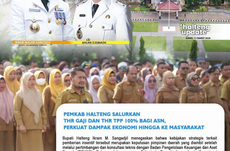 PEMKAB HALTENG SALURKAN THR GAJI DAN THR TPP 100% BAGI ASN, PERKUAT DAMPAK EKONOMI HINGGA KE MASYARAKAT