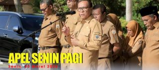 BUPATI HALTENG PIMPIN APEL PERDANA USAI IDUL FITRI, TEGASKAN DISIPLIN ASN DAN KOMITMEN KESEJAHTERAAN