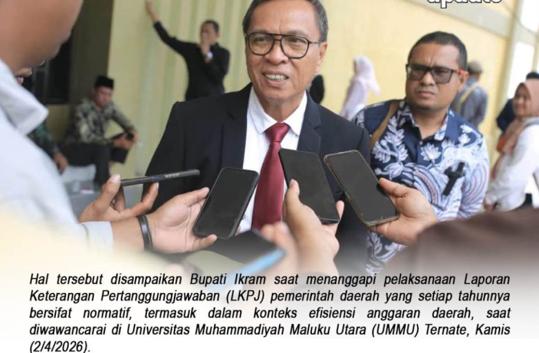 BUPATI IKRAM MALAN SANGADJI TEGASKAN PRIORITAS PEMBANGUNAN PADA KESEJAHTERAAN MASYARAKAT