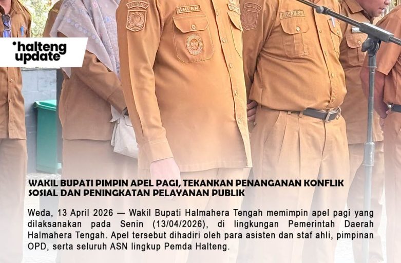 WAKIL BUPATI PIMPIN APEL PAGI, TEKANKAN PENANGANAN KONFLIK SOSIAL DAN PENINGKATAN PELAYANAN PUBLIK