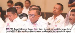 BUPATI HALMAHERA TENGAH HADIRI KUNJUNGAN KERJA KOMISI V DPR RI DI TERNATE