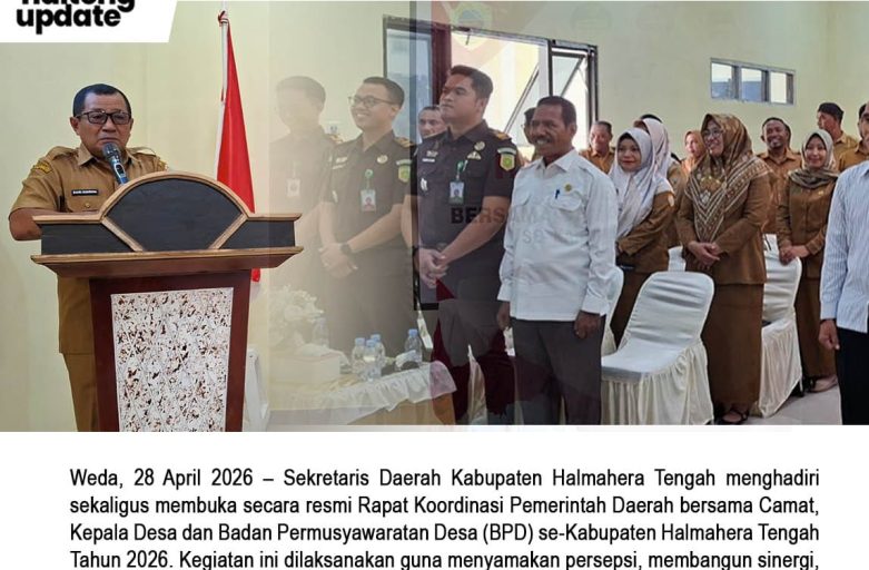 SEKDA HALMAHERA TENGAH BUKA RAPAT KERJA, TETAPKAN 7 ISU STRATEGIS DAN 5 FOKUS UTAMA PEMBANGUNAN