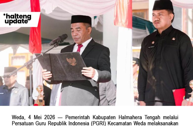WAKIL BUPATI PIMPIN HARDIKNAS 2026 DI WEDA, PENDIDIKAN BERMUTU JADI PRIORITAS DAERAH