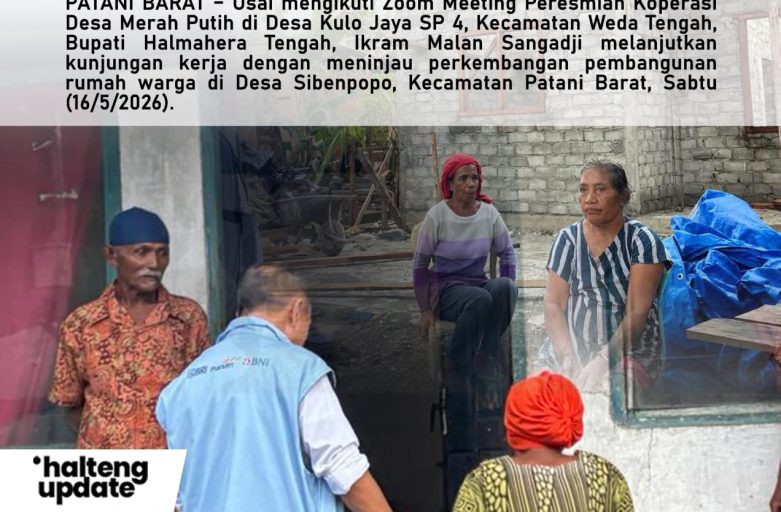 BUPATI IKRAM TINJAU PEMBANGUNAN RUMAH WARGA PASCAKONFLIK DI SIBENPPO DAN BLUSUKAN KE DESA MOREALA