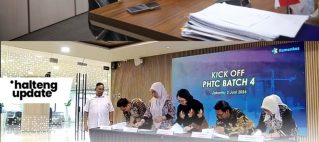 HADIRI PENANDATANGANAN KONTRAK PEMBANGUNAN RSUD SECARA VIRTUAL, WAKIL BUPATI HALTENG DUKUNG PERCEPATAN PEMERATAAN LAYANAN KESEHATAN