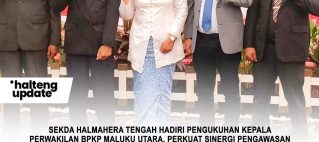 SEKDA HALMAHERA TENGAH HADIRI PENGUKUHAN KEPALA PERWAKILAN BPKP MALUKU UTARA, PERKUAT SINERGI PENGAWASAN DAN TATA KELOLA PEMERINTAHAN