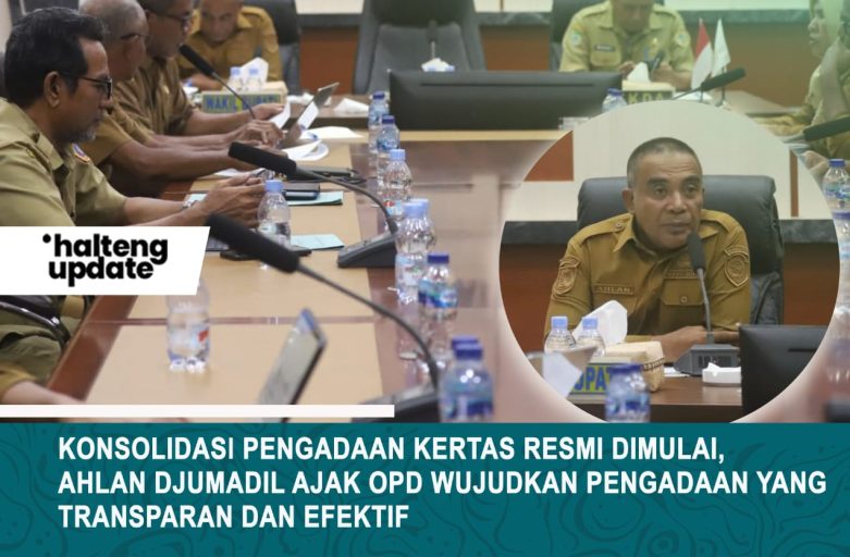 KONSOLIDASI PENGADAAN KERTAS RESMI DIMULAI, AHLAN DJUMADIL  AJAK OPD WUJUDKAN PENGADAAN YANG TRANSPARAN DAN EFEKTIF
