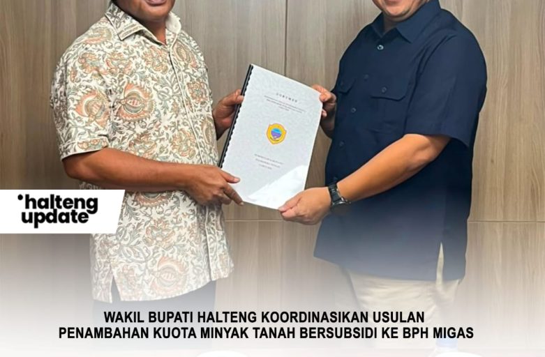 WAKIL BUPATI HALTENG KOORDINASIKAN USULAN PENAMBAHAN KUOTA MINYAK TANAH BERSUBSIDI KE BPH MIGAS