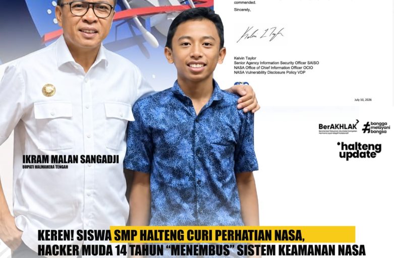 KEREN! SISWA SMP HALTENG CURI PERHATIAN NASA, HACKER MUDA 14 TAHUN “MENEMBUS” SISTEM KEAMANAN NASA