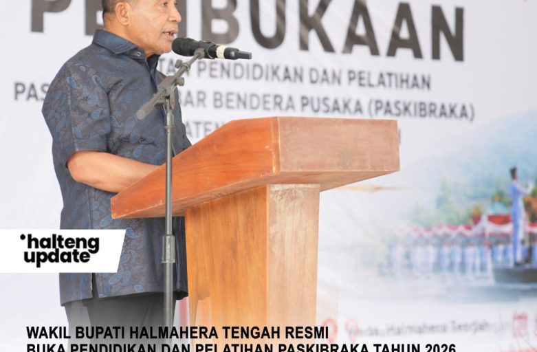 WAKIL BUPATI HALMAHERA TENGAH RESMI BUKA PENDIDIKAN DAN PELATIHAN PASKIBRAKA TAHUN 2026