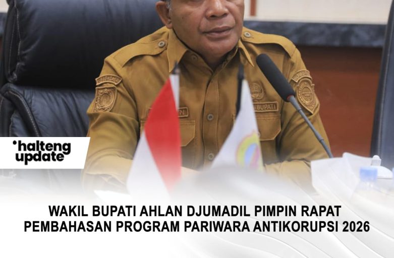 WAKIL BUPATI AHLAN DJUMADIL PIMPIN RAPAT PEMBAHASAN PROGRAM PARIWARA ANTIKORUPSI 2026