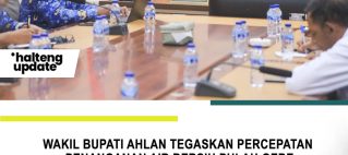 WAKIL BUPATI AHLAN TEGASKAN PERCEPATAN PENANGANAN AIR BERSIH PULAU GEBE