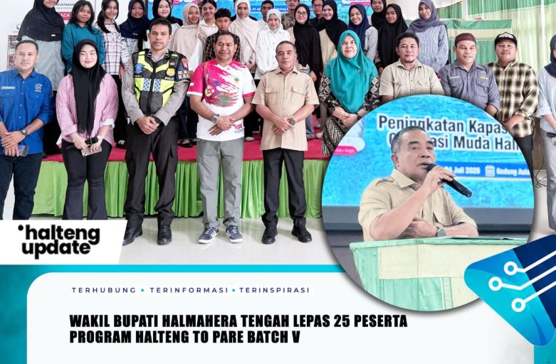 WAKIL BUPATI HALMAHERA TENGAH LEPAS 25 PESERTA PROGRAM HALTENG TO PARE BATCH V