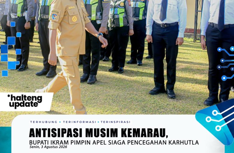 ANTISIPASI MUSIM KEMARAU, BUPATI IKRAM PIMPIN APEL SIAGA PENCEGAHAN KARHUTLA