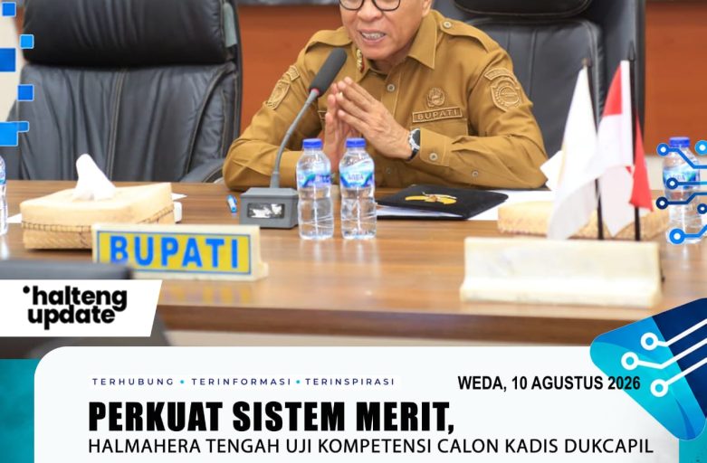 PERKUAT SISTEM MERIT, HALMAHERA TENGAH UJI KOMPETENSI CALON KADIS DUKCAPIL