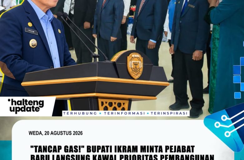“TANCAP GAS!” BUPATI IKRAM MINTA PEJABAT BARU LANGSUNG KAWAL PRIORITAS PEMBANGUNAN