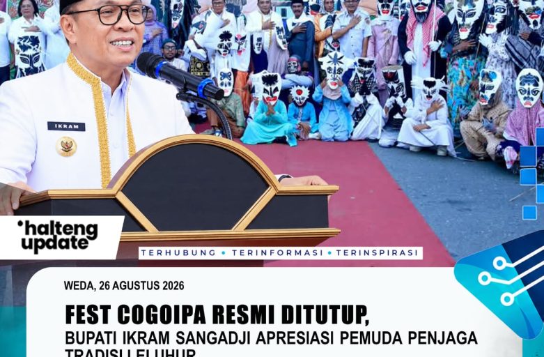 FEST COGOIPA RESMI DITUTUP, BUPATI IKRAM SANGADJI APRESIASI PEMUDA PENJAGA TRADISI LELUHUR