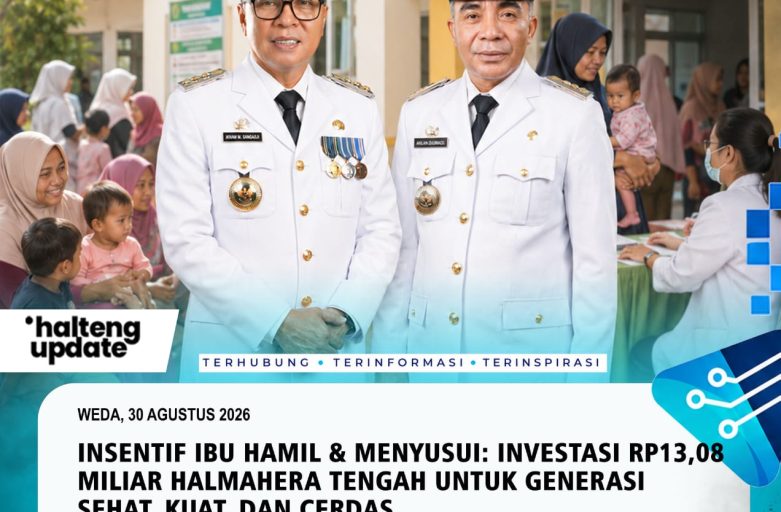 INSENTIF IBU HAMIL & MENYUSUI: INVESTASI RP13,08 MILIAR HALMAHERA TENGAH UNTUK GENERASI SEHAT, KUAT, DAN CERDAS