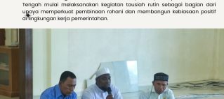 DISTARU HALMAHERA TENGAH MULAI TAUSIAH RUTIN SETIAP HARI RABU DALAM SEBULAN