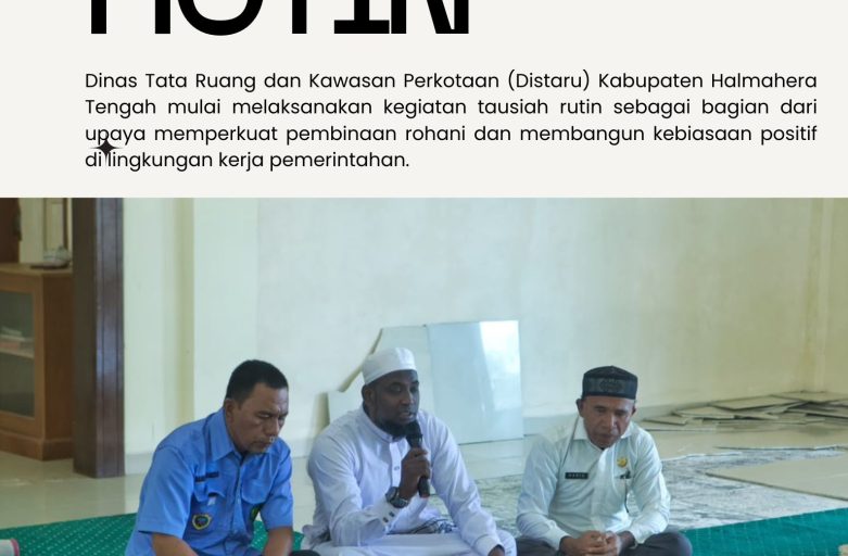 DISTARU HALMAHERA TENGAH MULAI TAUSIAH RUTIN SETIAP HARI RABU DALAM SEBULAN