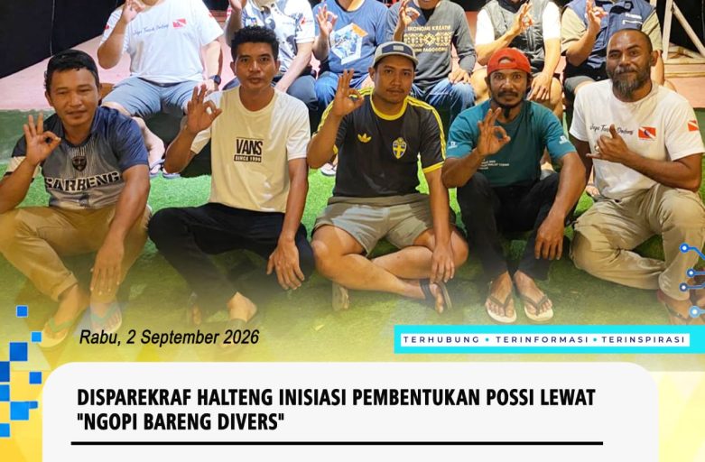 DISPAREKRAF HALTENG INISIASI PEMBENTUKAN POSSI LEWAT “NGOPI BARENG DIVERS”
