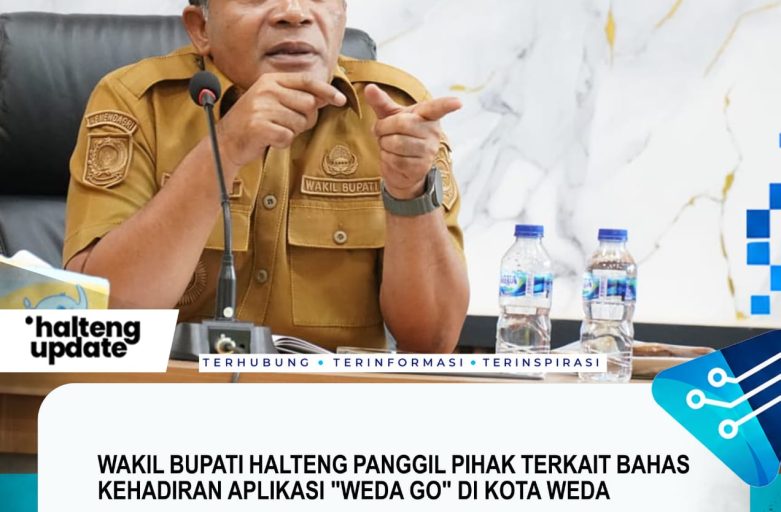TANGGAPI ASPIRASI OJEK KONVENSIONAL, WAKIL BUPATI AHLAN DJUMADIL PIMPIN RAPAT BAHAS KEHADIRAN WEDA GO