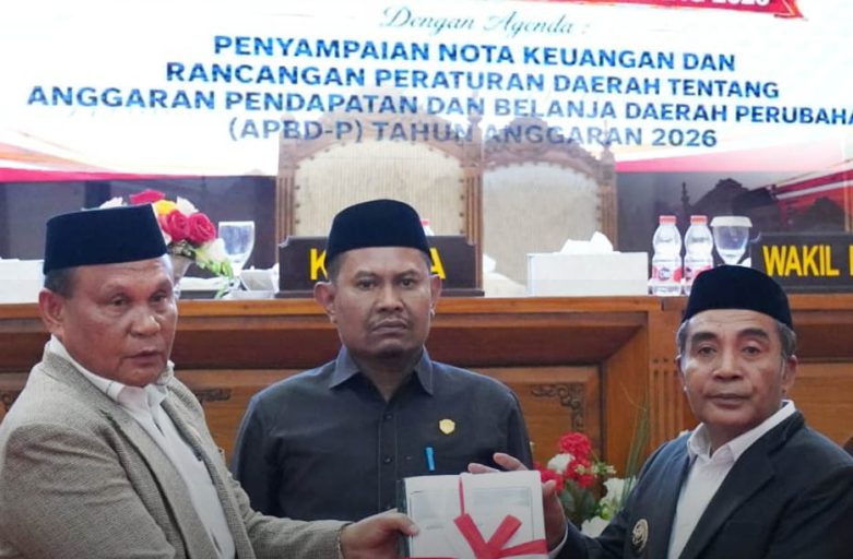 WABUP AHLAN DJUMADIL HADIRI PARIPURNA KE-6, TEGASKAN APBD-P 2026 HARUS RESPONSIF DAN AKUNTABEL