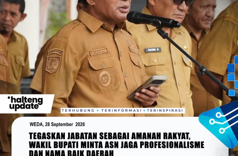 TEGASKAN JABATAN SEBAGAI AMANAH RAKYAT, WAKIL BUPATI MINTA ASN JAGA PROFESIONALISME DAN NAMA BAIK DAERAH