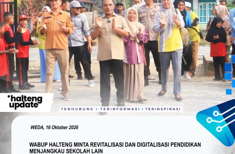WABUP HALTENG MINTA REVITALISASI DAN DIGITALISASI PENDIDIKAN MENJANGKAU SEKOLAH LAIN