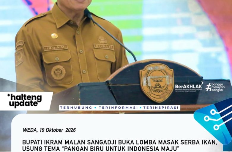BUPATI IKRAM MALAN SANGADJI BUKA LOMBA MASAK SERBA IKAN, USUNG TEMA “PANGAN BIRU UNTUK INDONESIA MAJU”