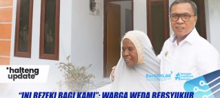 “INI REZEKI BAGI KAMI”: WARGA WEDA BERSYUKUR TERIMA RUMAH LAYAK HUNI DARI PEMKAB HALTENG